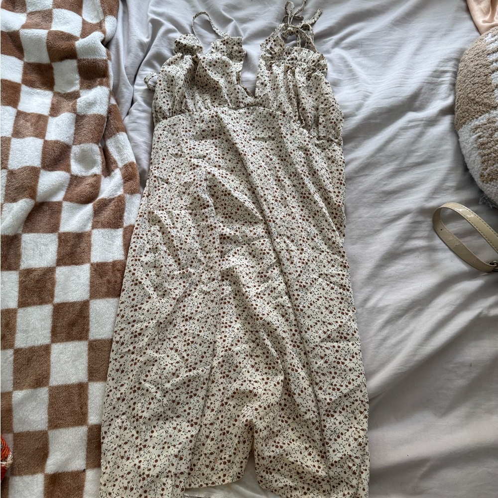 Floral Spaghetti Strap Dress